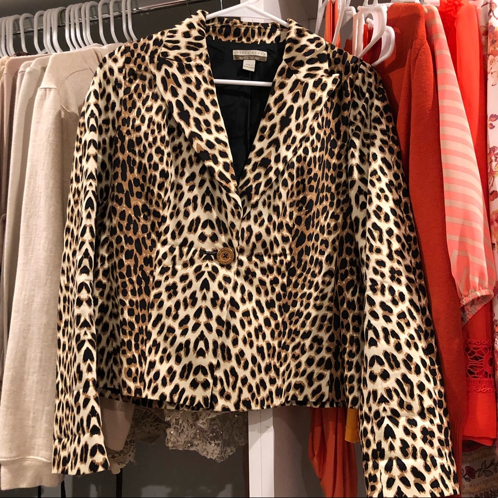 Sexy Animal Print Cropped Jacket (6)